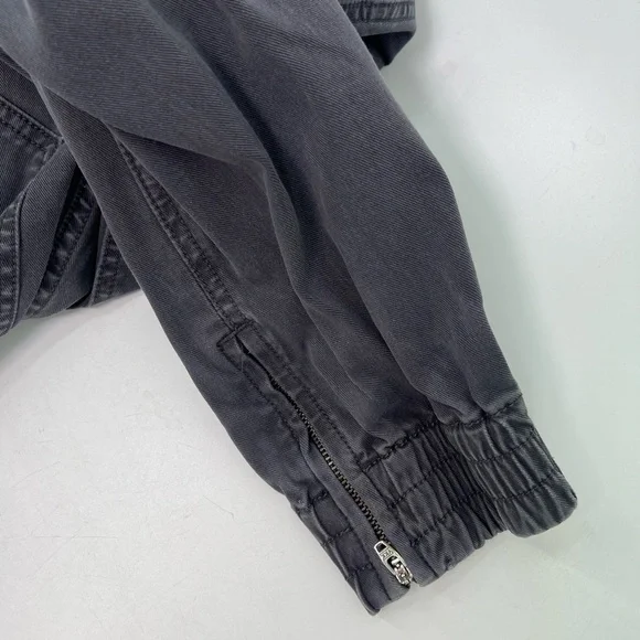 Spanx Gray Stretch Twill Cargo Jogger Ankle Pants #20319R Size L Large - Picture 6 of 11